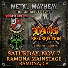 Maiden United Metal Mayhem - Tributes to Iron Maiden, Ronnie James Dio, Queensryche